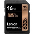 Lexar 16GB UHS-I U1 SDHC 633x Pro